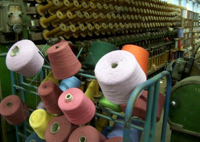 Ipari párásítás - textilipar