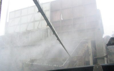 A szálló por koncentrációjának hatékony csökkentése